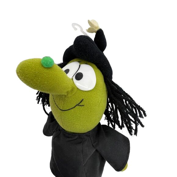 Vintage Wallace Berrie Broom Hilda Witch Plush Stuffed Toy USMC 1983 14” KOREA - Picture 3 of 5